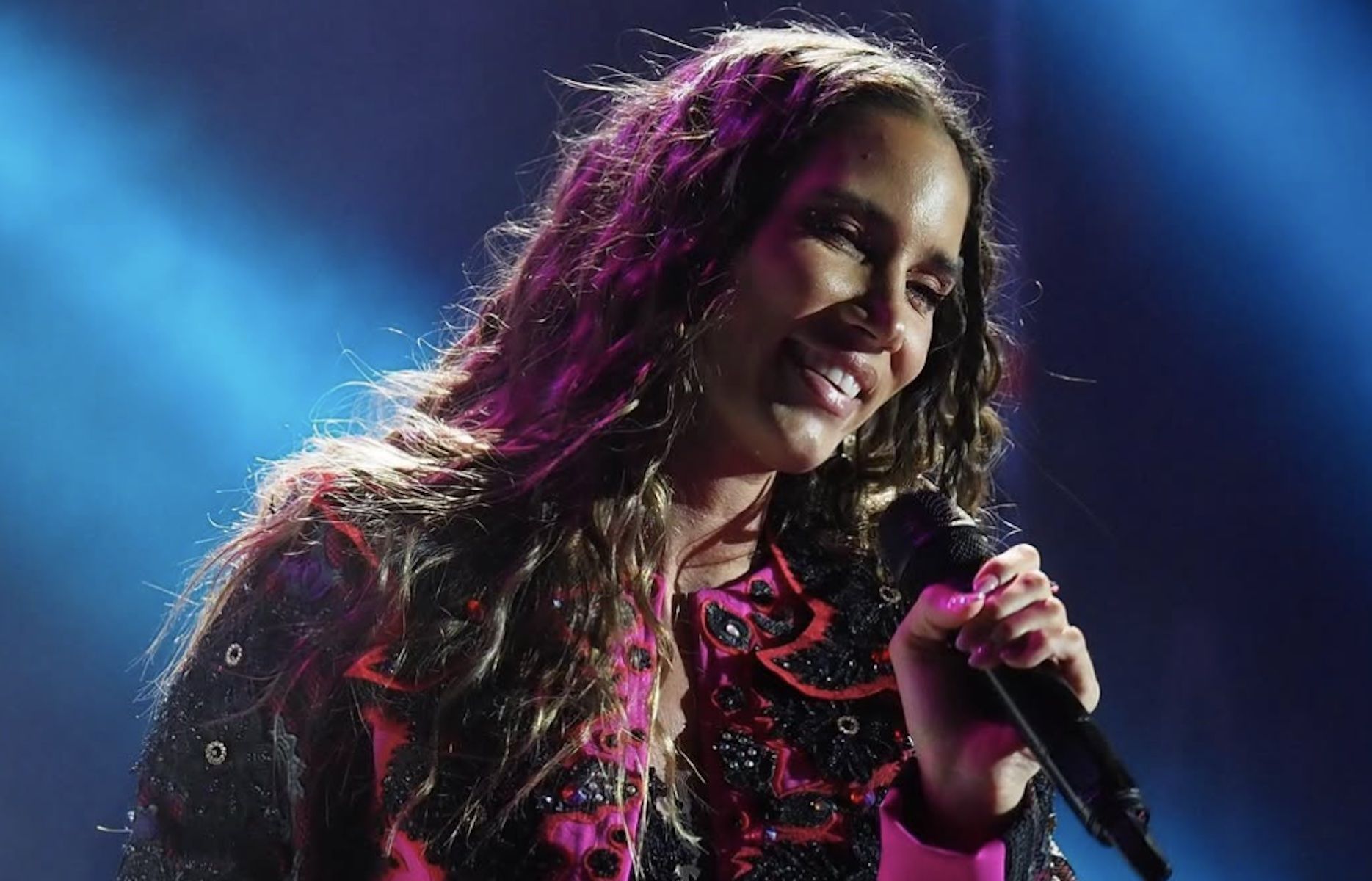 India Martínez en un concierto. India Martínez en un concierto.