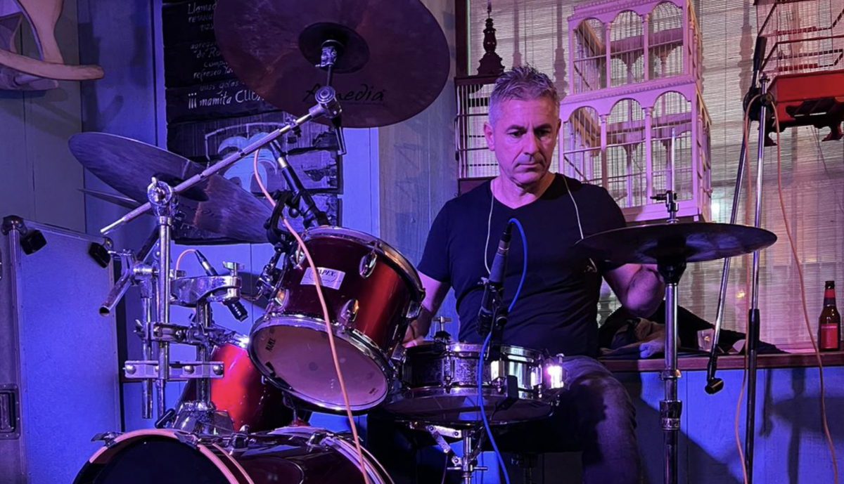 José Domingo González, batería y ex componente de Los Cucas.