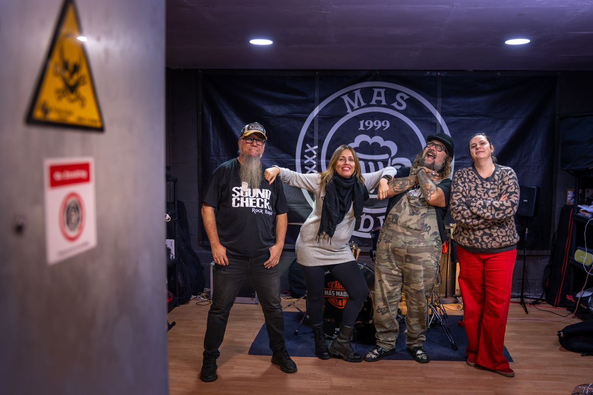La banda de rock gaditana Más Madera reflexiona sobre la escena musical. La banda de rock gaditana Más Madera reflexiona sobre la escena musical.