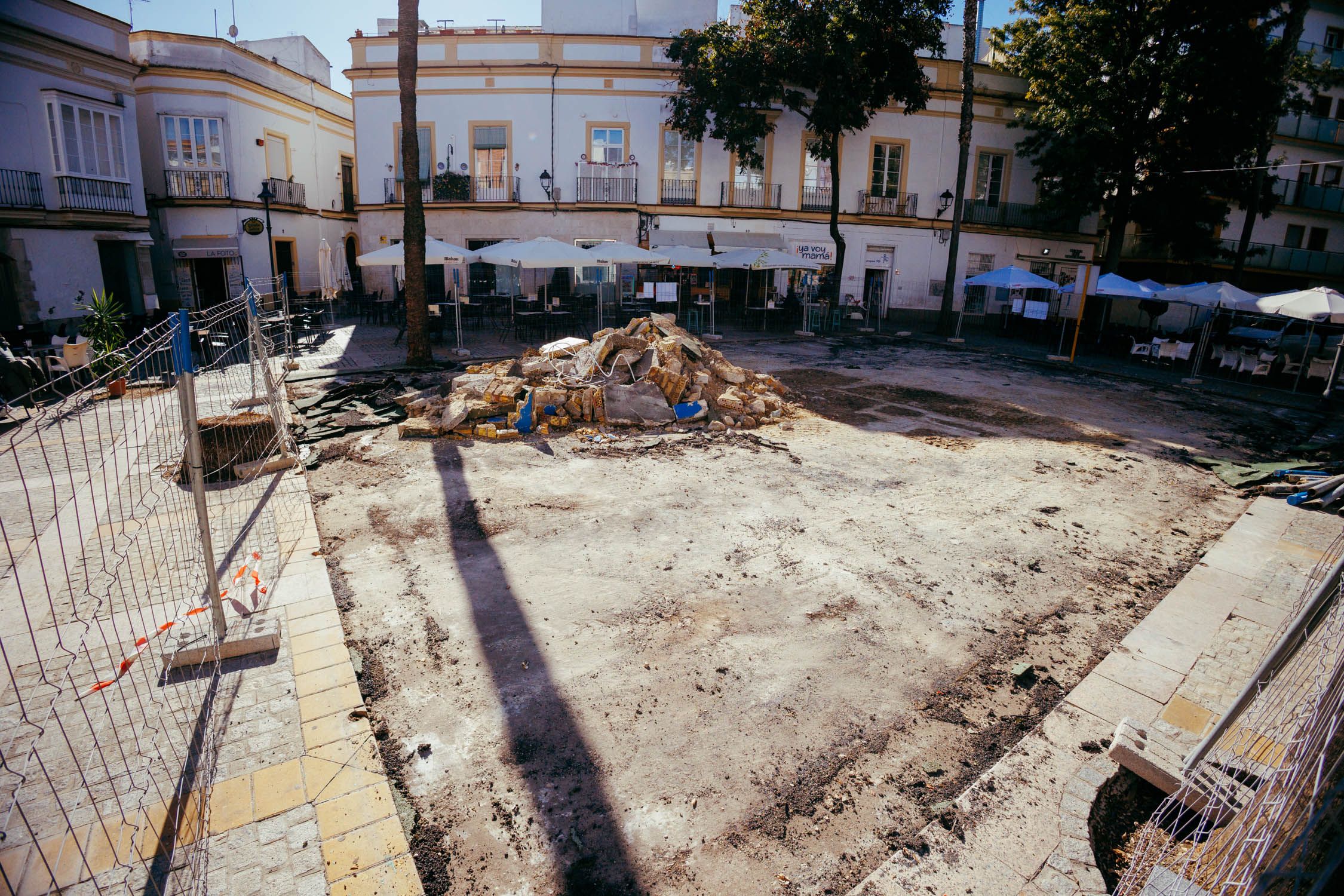Situación de la plaza del Progreso. Situación de la plaza del Progreso.