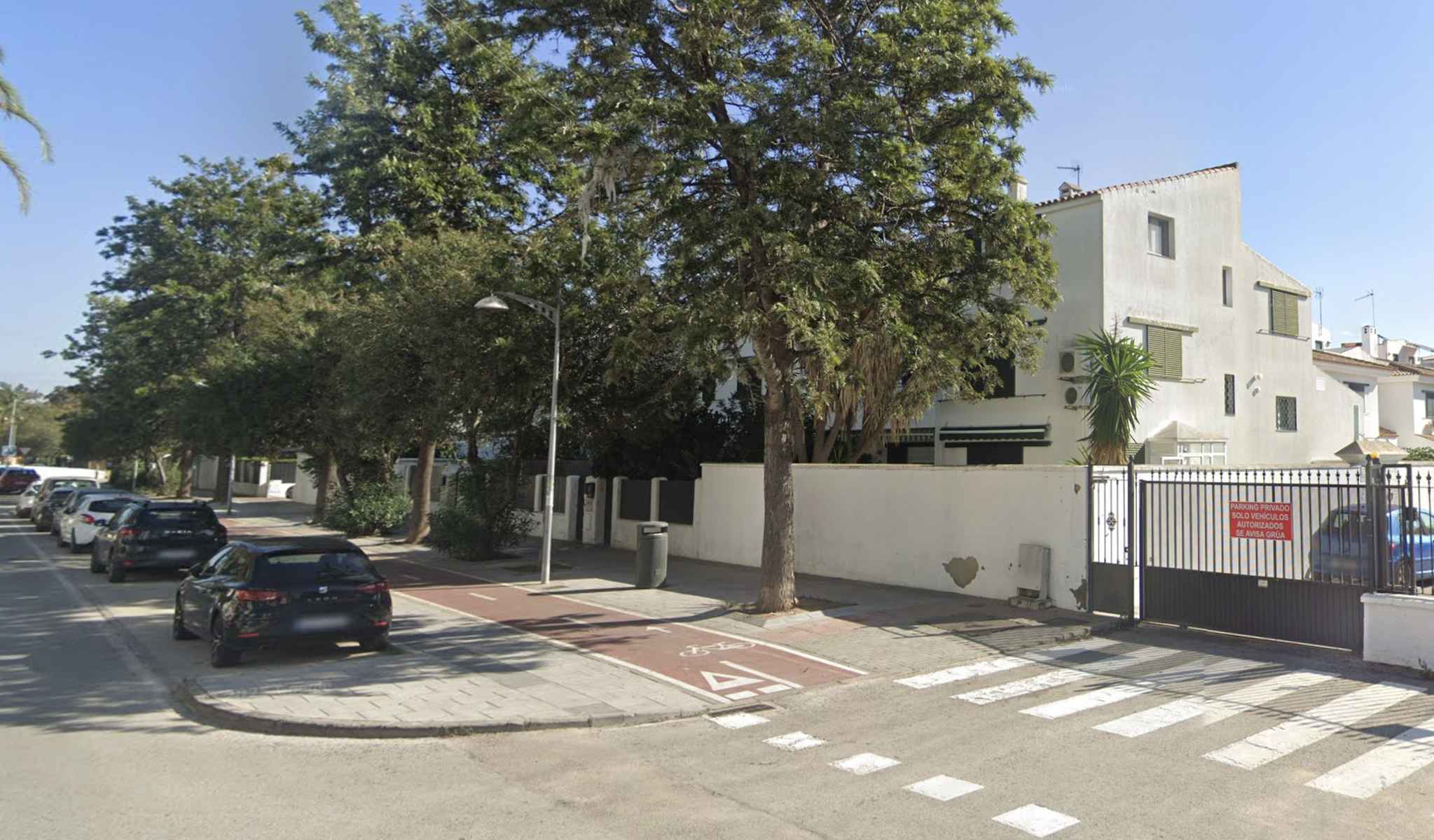 Imagen de una zona de viviendas en Valdelagrana.