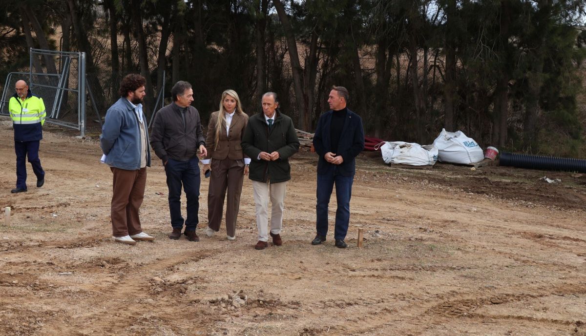 Visita institucional a los trabajos en el terreno de Cemabasa.