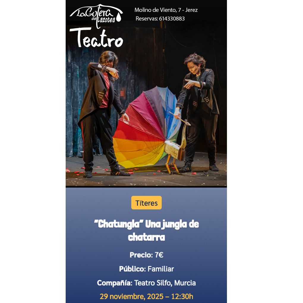 Información sobre el teatro familiar.