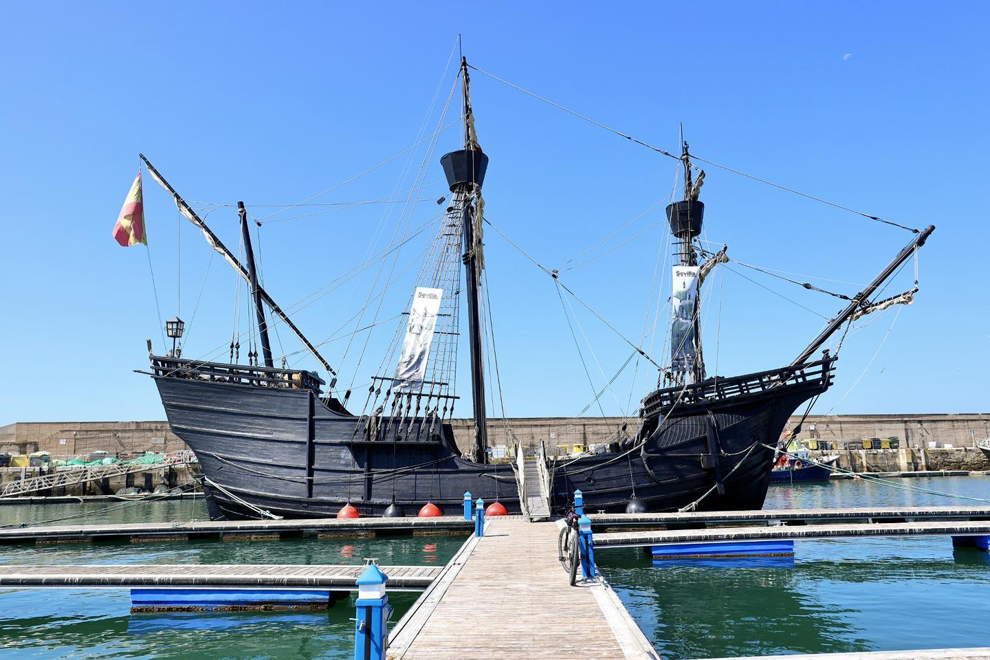 La réplica de la Nao Victoria recalará en Rota. La réplica de la Nao Victoria recalará en Rota.