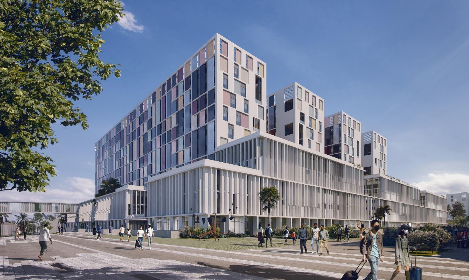 Recreación del nuevo Hospital de Málaga. Recreación del nuevo Hospital de Málaga.