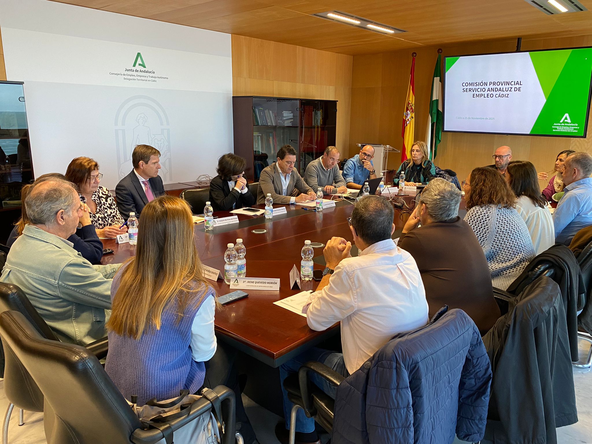 Reunión de la comisión provincial del SAE.
