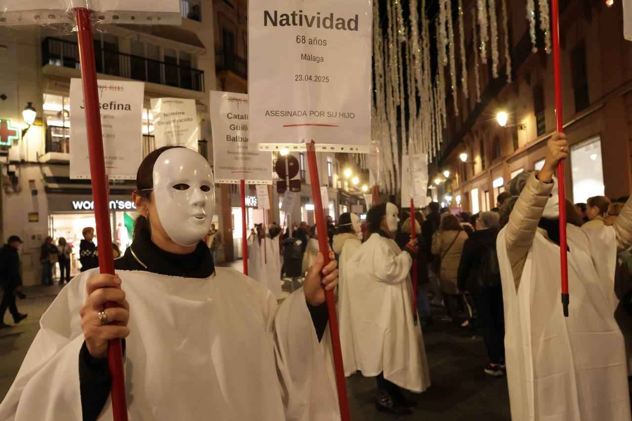 Manifestación por el 25N en Sevilla.