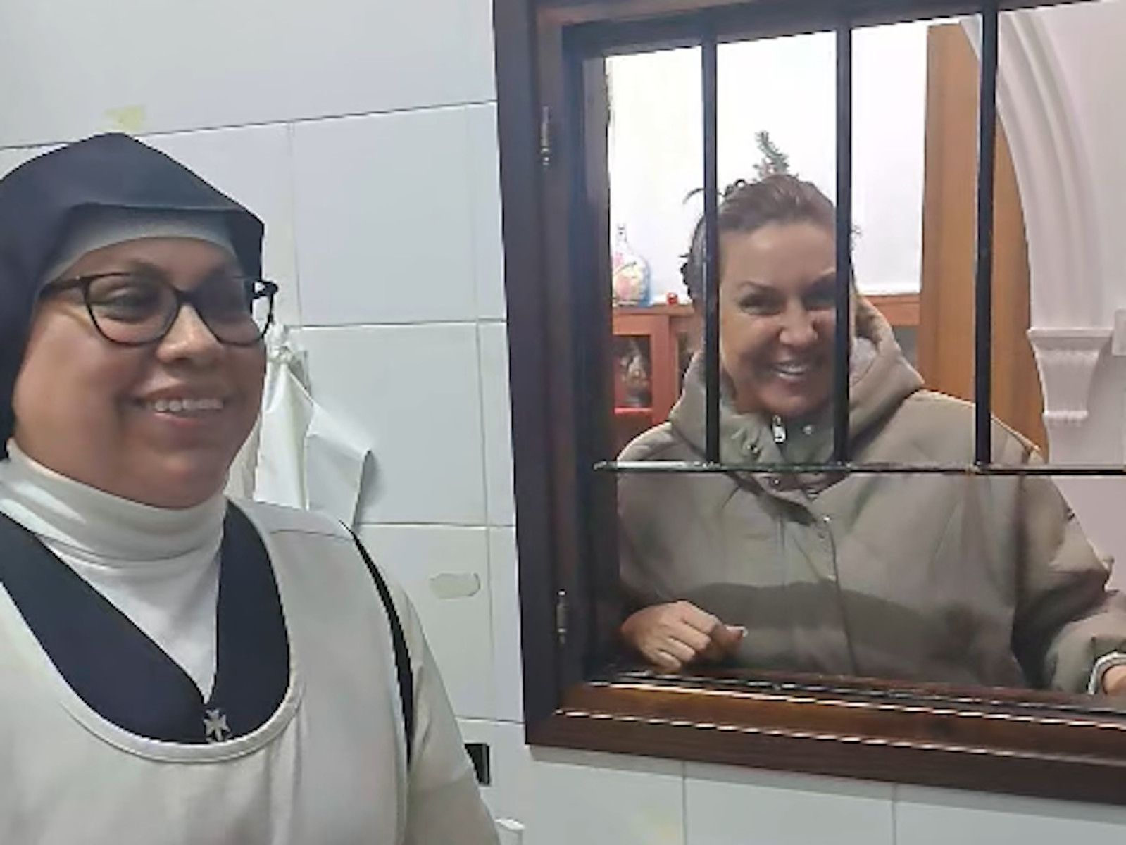 Niña Pastori, en el torno del Convento del Espíritu Santo en El Puerto.