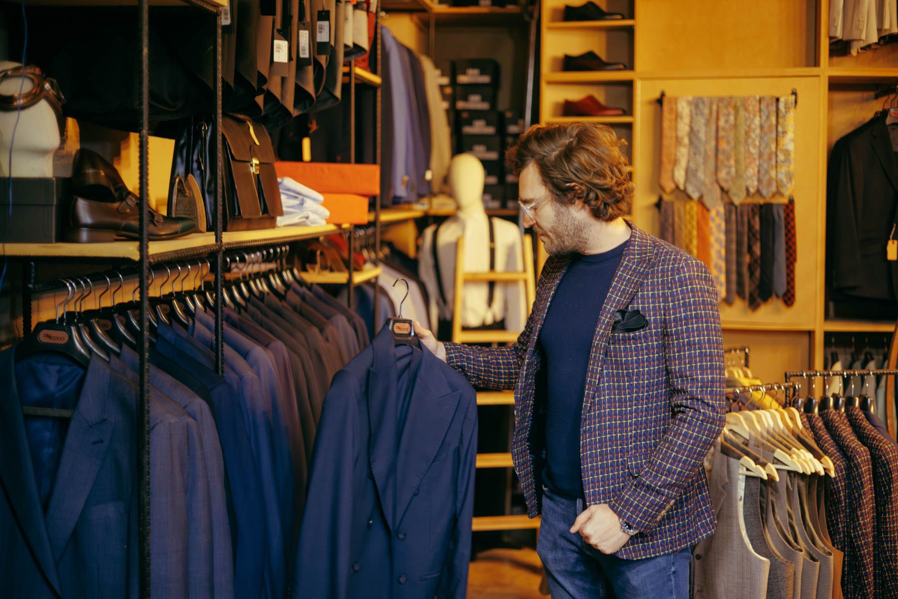 Ramón Bayo, en la tienda masculina Sinnoodo.