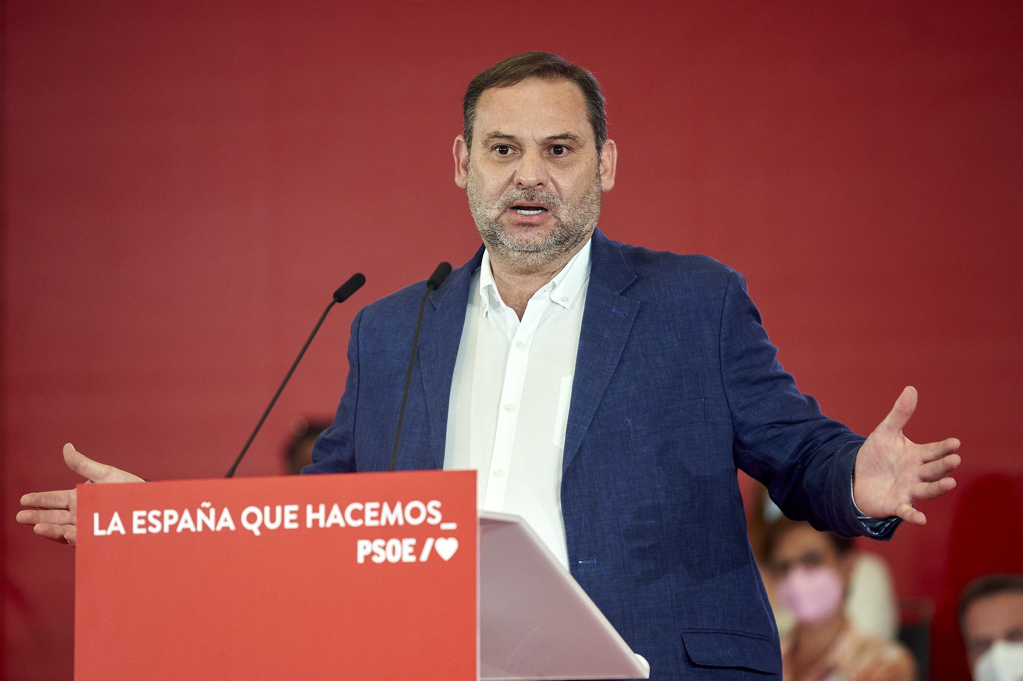 José Luis Ábalos, en un acto del PSOE en 2021.