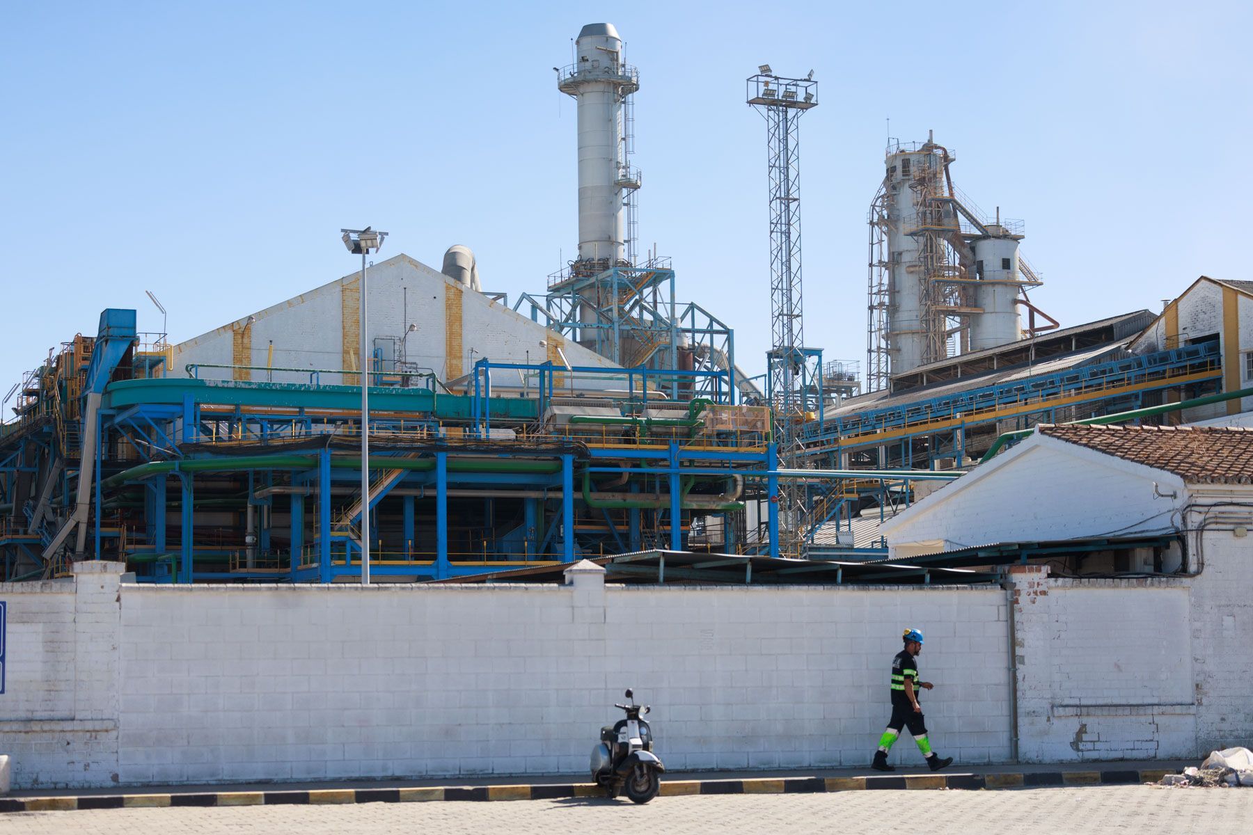La azucarera del polígono El Portal, en Jerez de la Frontera.
