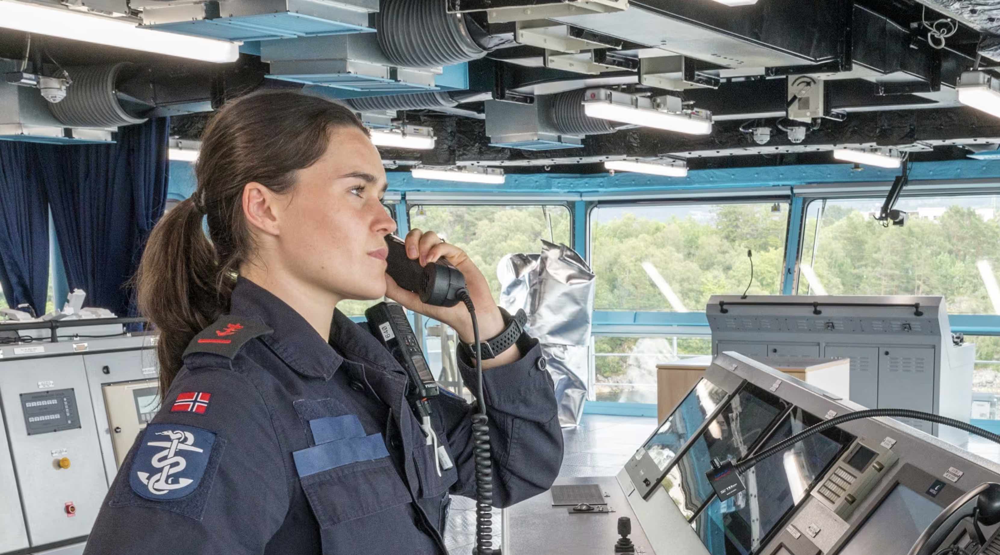 Una embarcación norueda fabricada por SAAB, empresa de Suecia.