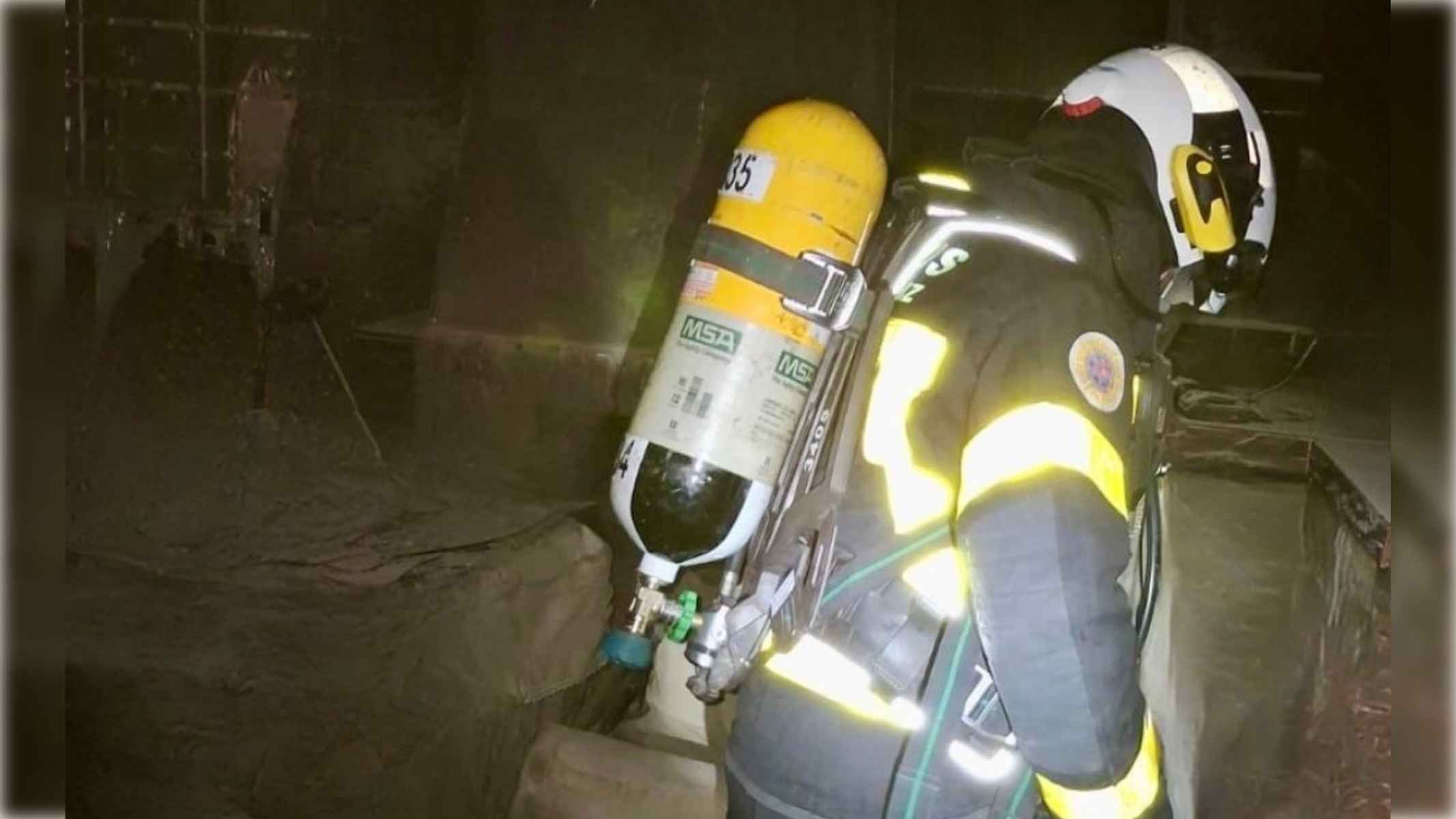 Imagen de la vivienda afectada por el incendio.