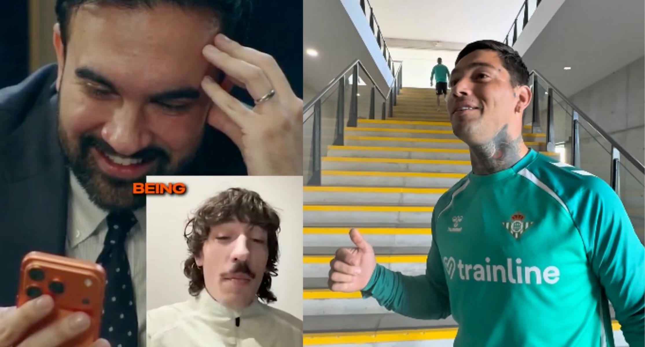 Mandani, alucinando con Bellerín, y Chimy Ávila cantando por El Torta.