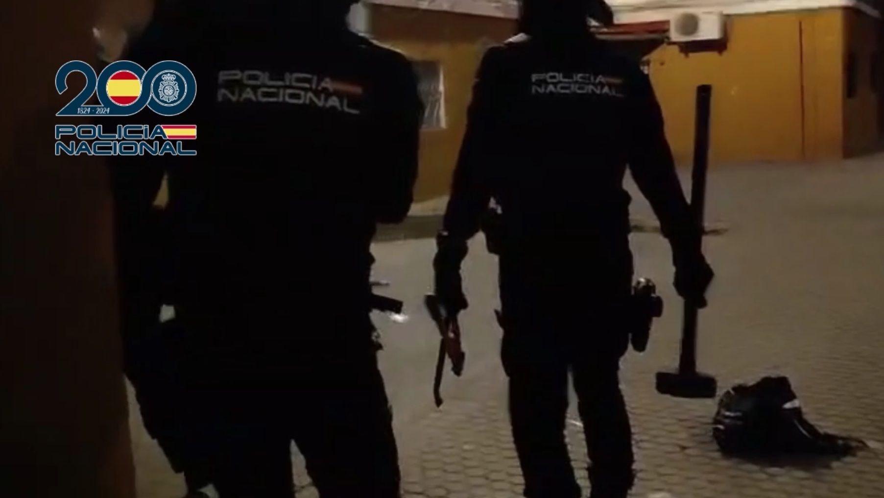 La actuación policial en Los Pajaritos.