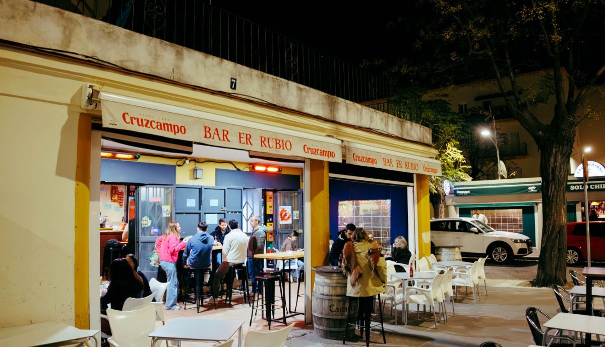 Terraza del bar.