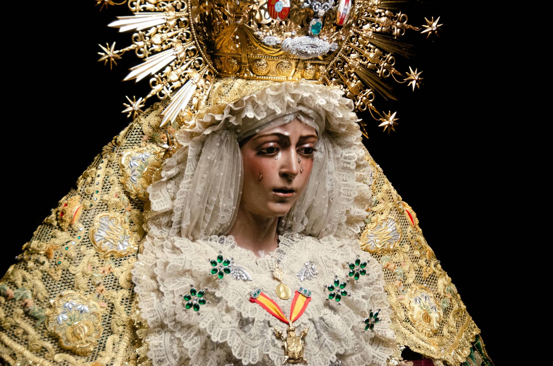 La Virgen de la Macarena, en una imagen de archivo de Blanca GA difundida por la Hermandad días atrás.