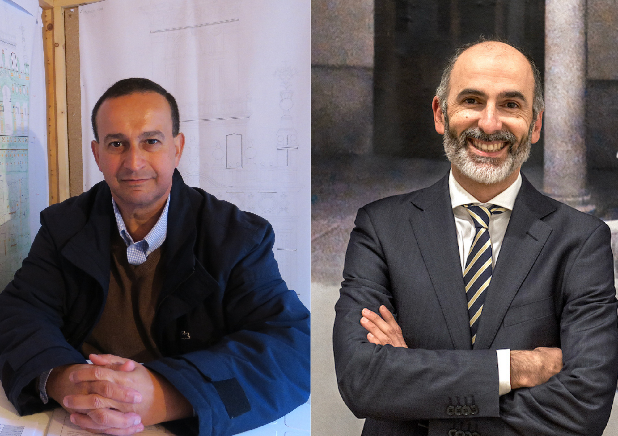 El arquitecto y el historiador del arte que asumen la transformación de Los Venerables. 
