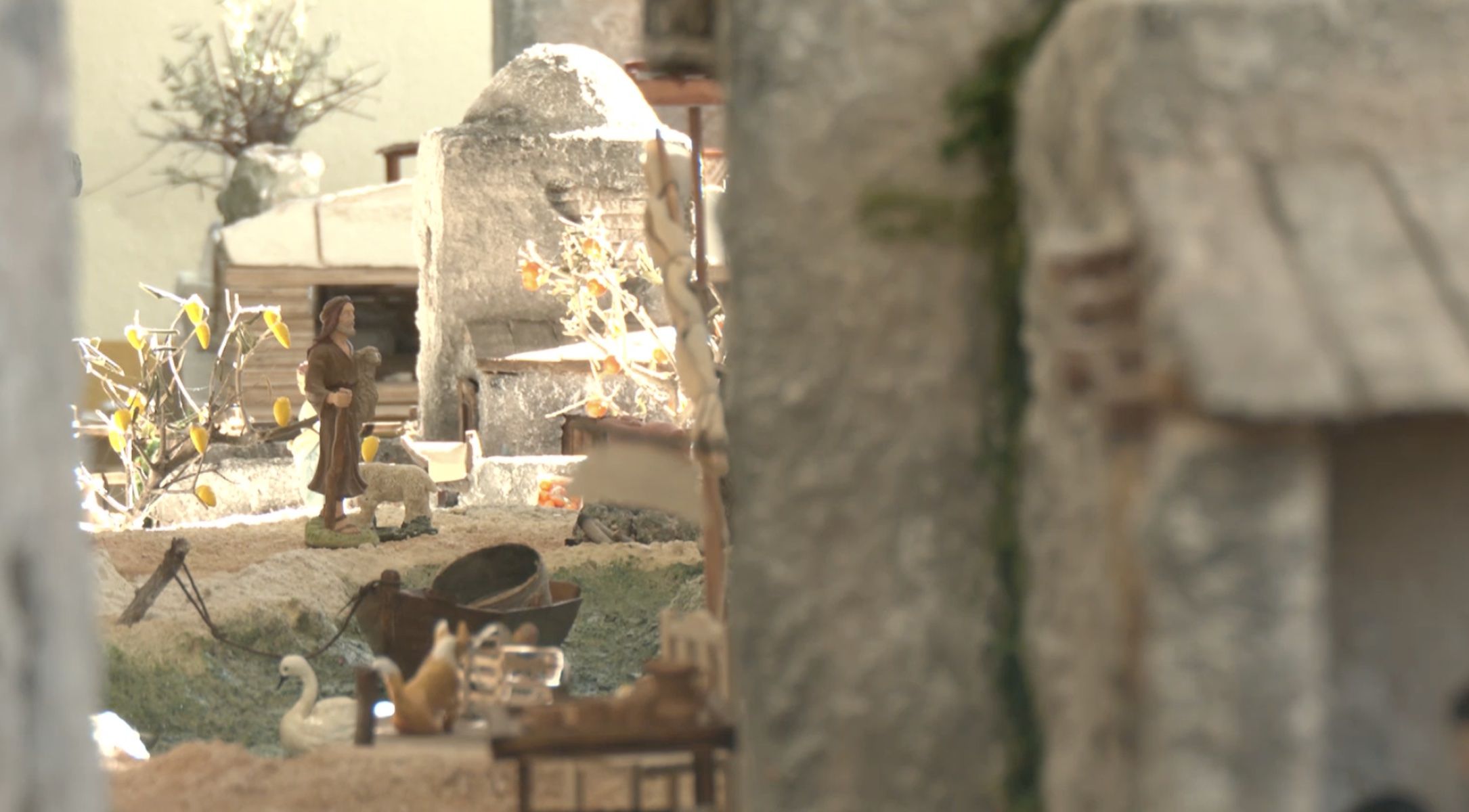 Belén creado por los presos de Puerto III.