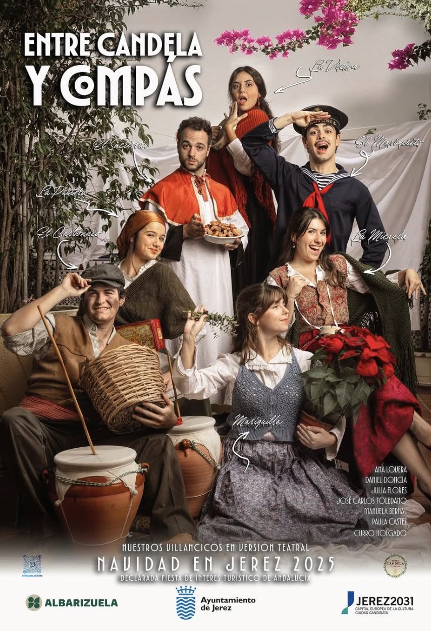 Cartel oficial del teatro 'Entre Candela y Compás'.