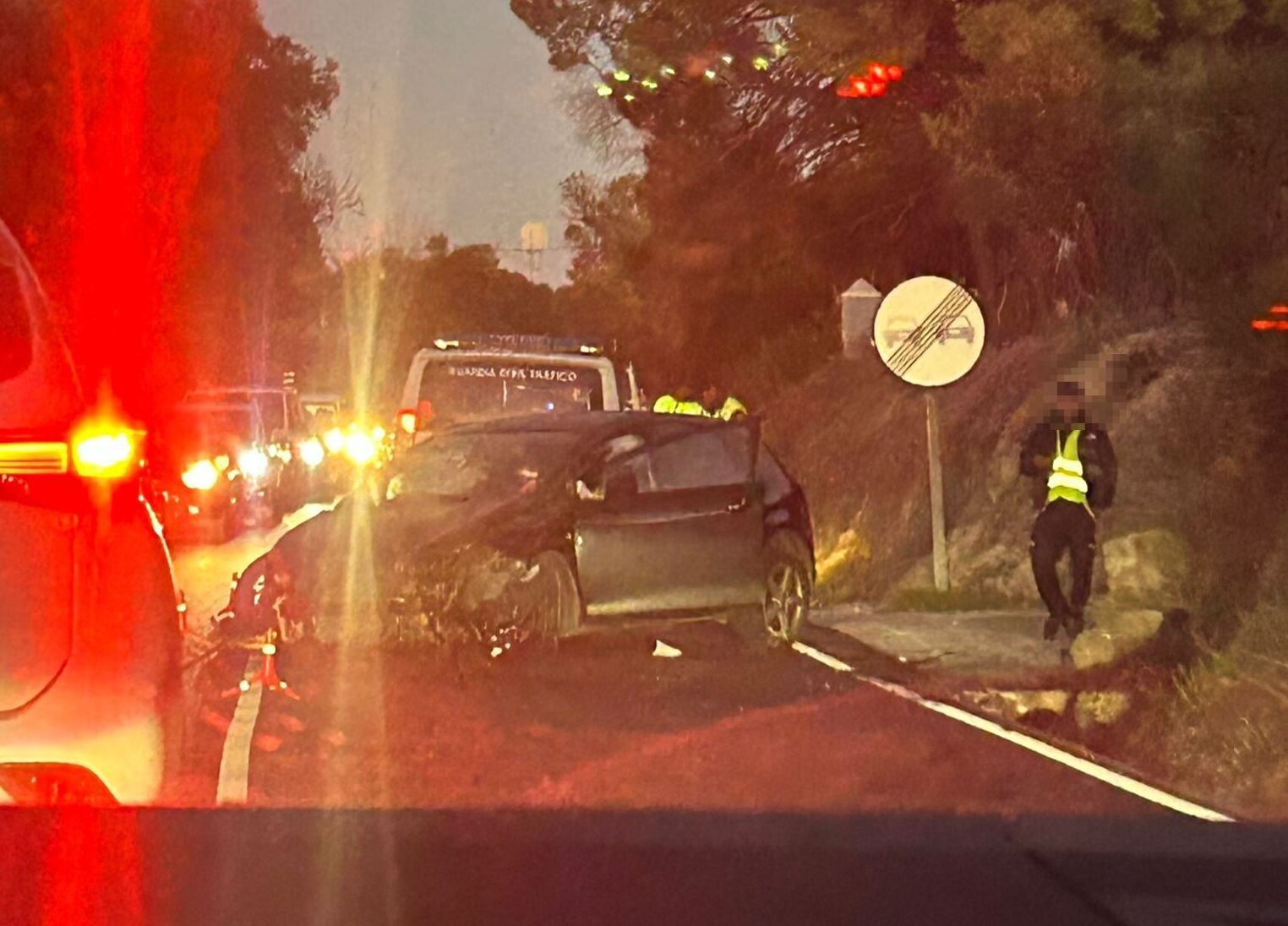 Estado en que ha quedado el vehículo accidentado.