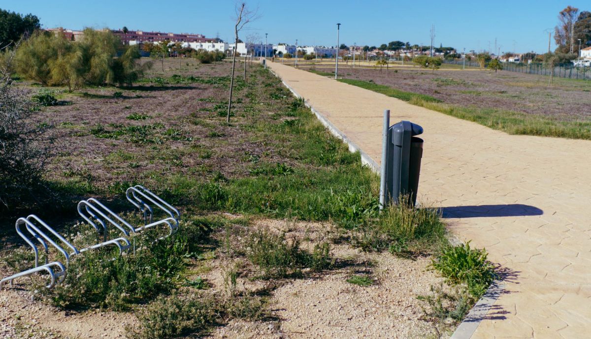 Interior del parque inaugurado hace poco más de un año.