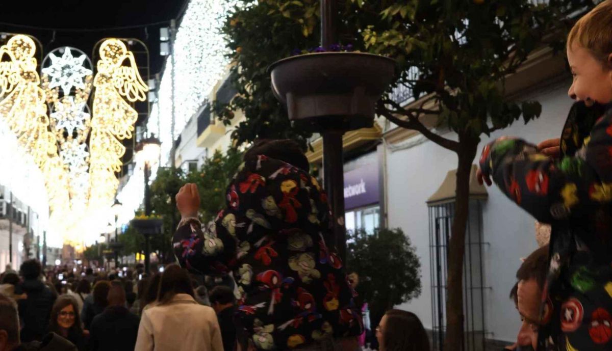 Los más pequeños han disfrutado con el encendido del alumbrado.