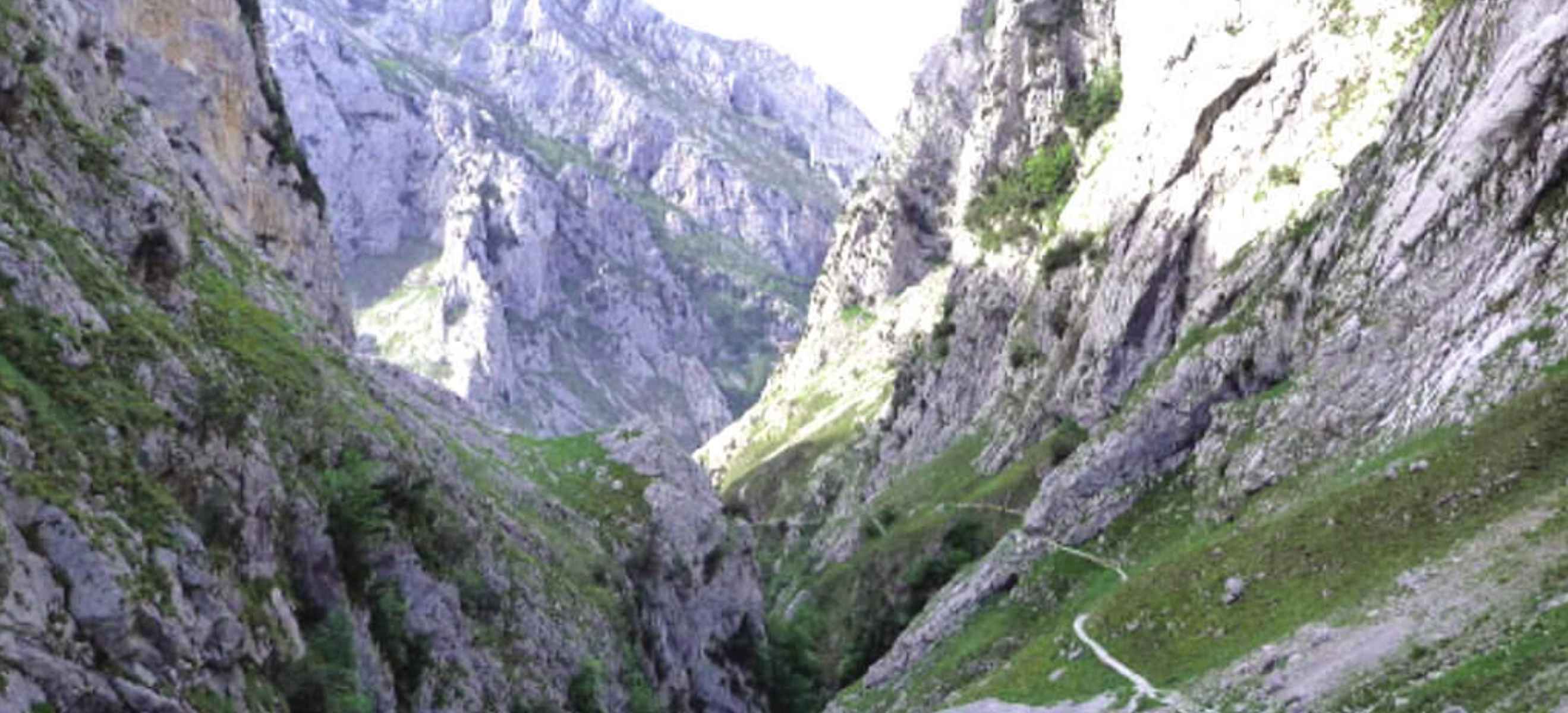 La Canal de Texu, donde ha tenido lugar el fatídico accidente.