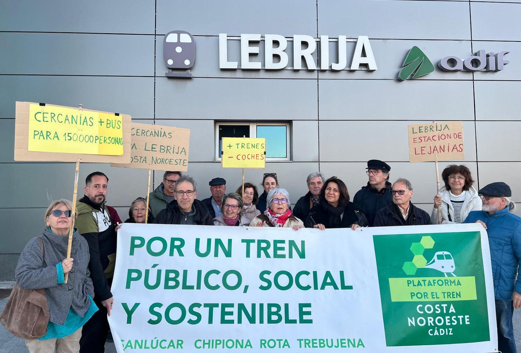 Movilización de la plataforma por el tren de la Costa Noroeste Movilización de la plataforma por el tren de la Costa Noroeste
