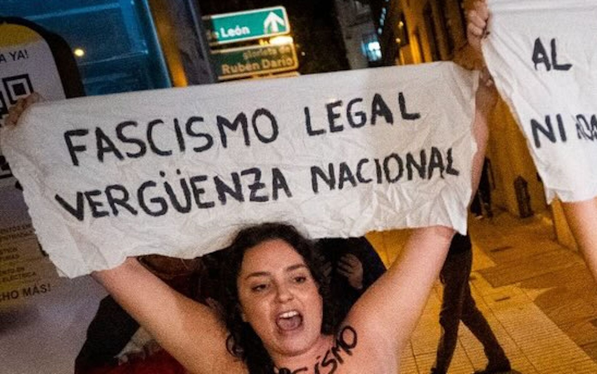 Fotos compartidas por Femen en sus redes sociales.