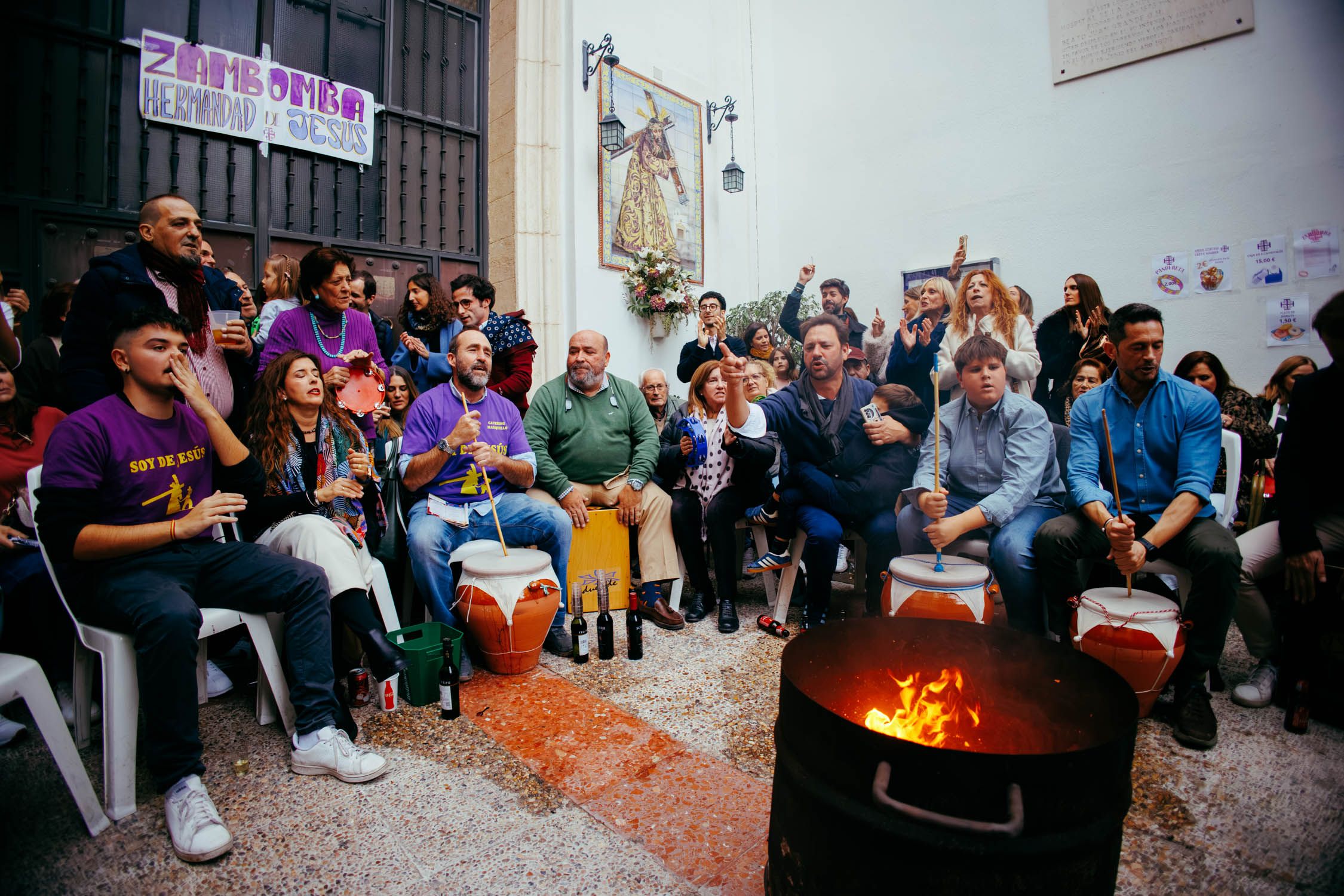 Una Zambomba en Jerez en una imagen reciente.