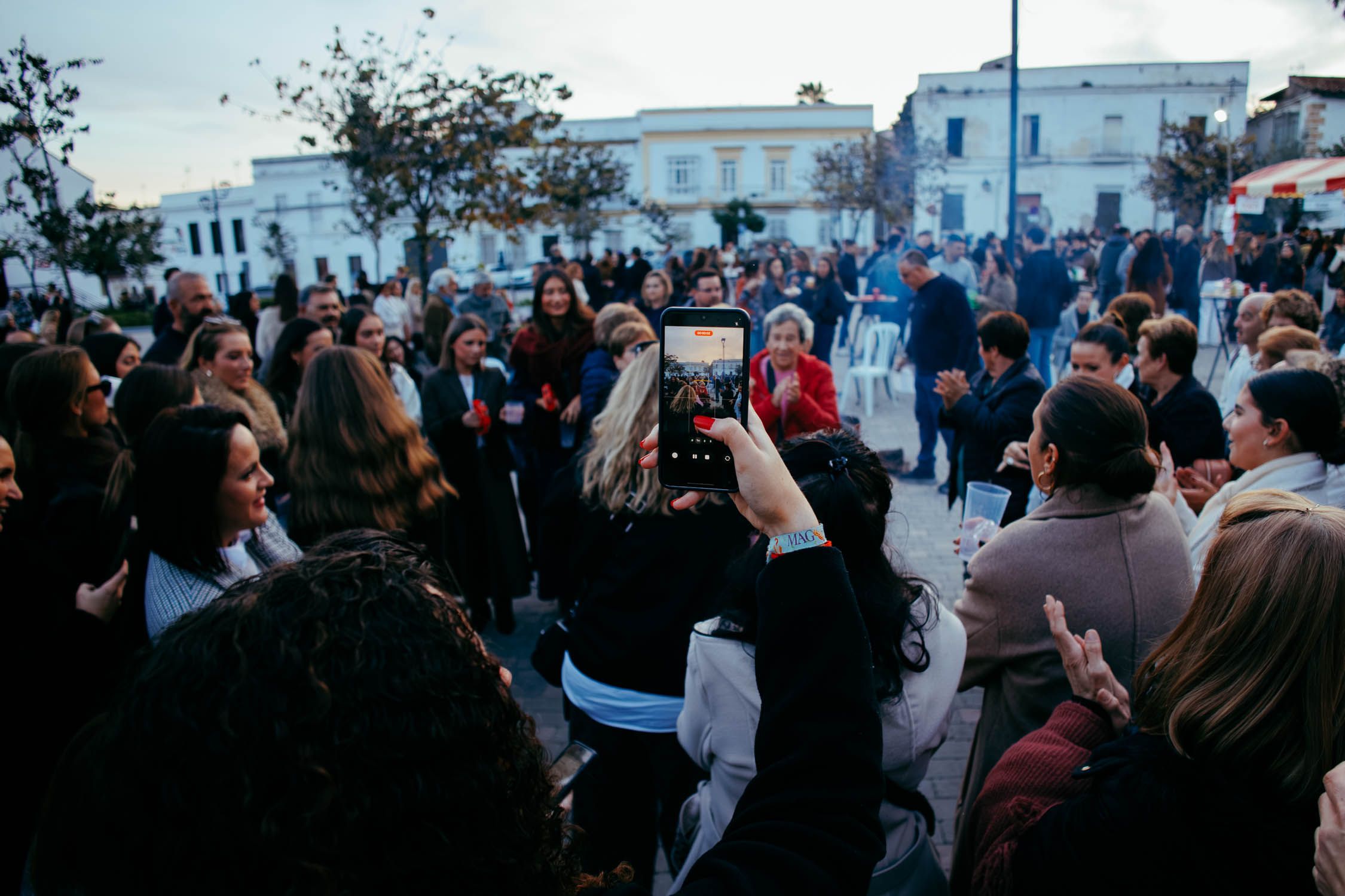 Zambomba en la plaza Belén
