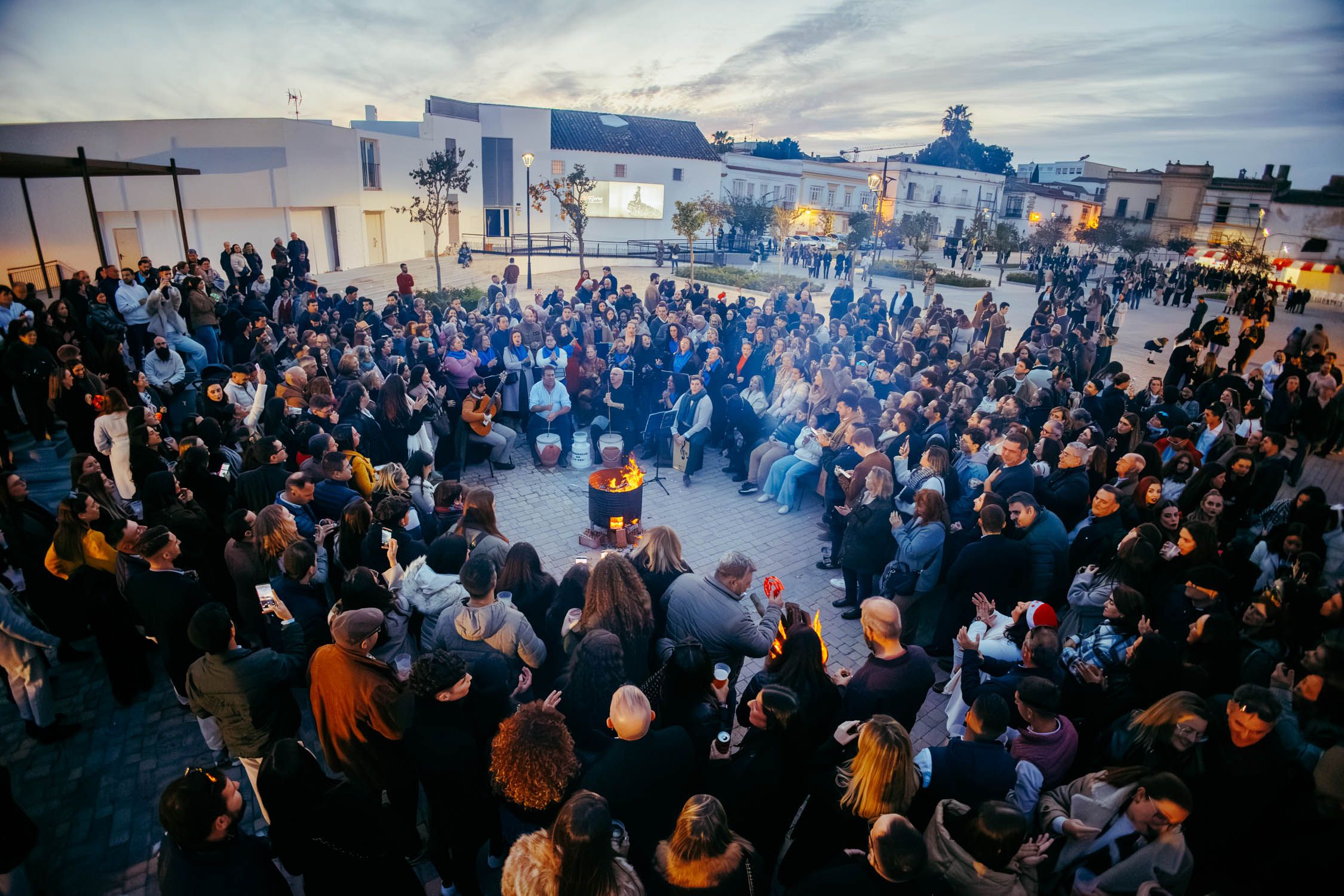 La plaza Belén en Jerez, este fin de semana.
