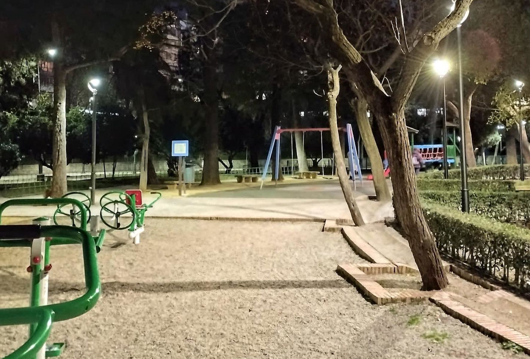 Parque de la Concorcia en Jaén.