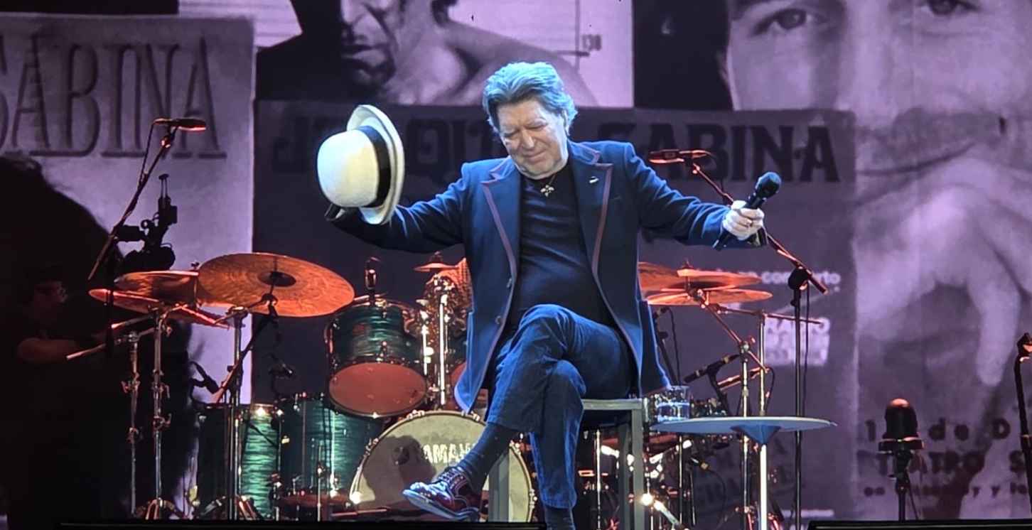 Joaquín Sabina, en su último concierto en Madrid. Joaquín Sabina, en su último concierto en Madrid.