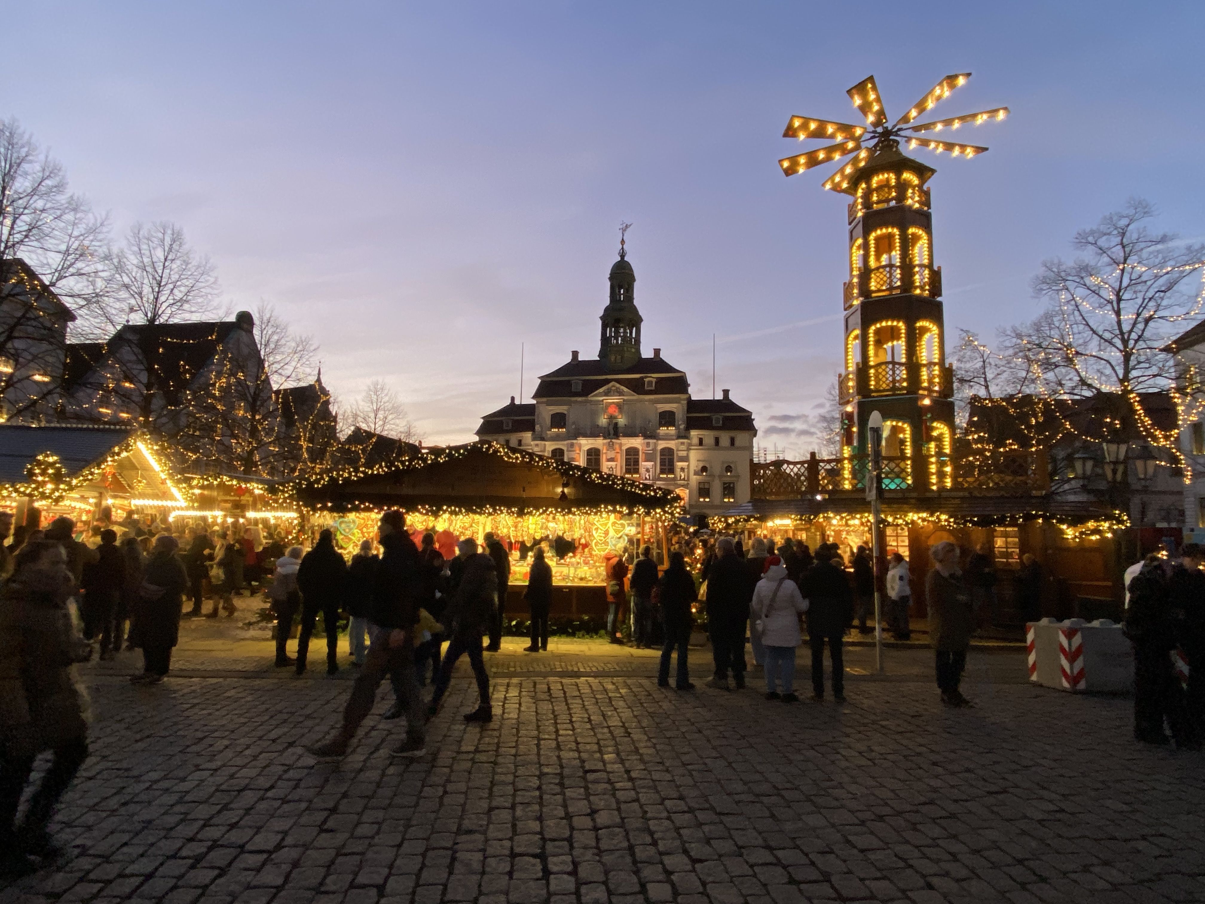  Mercado de Navidad típico alemán.