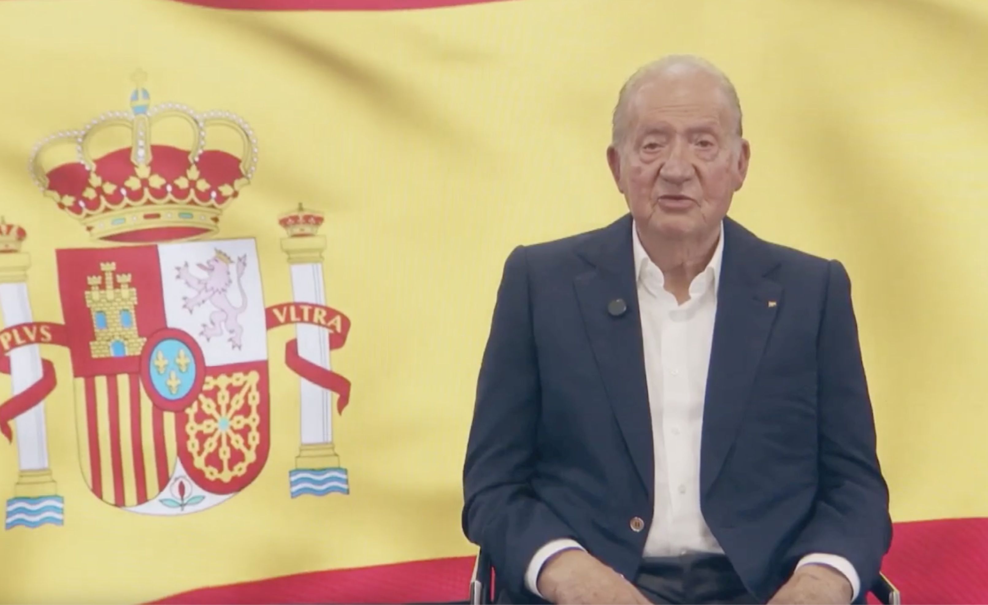 Juan Carlos I, en su mensaje.