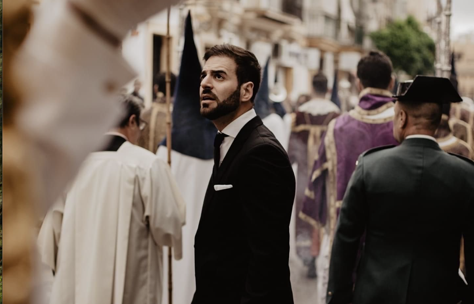 El nuevo capataz del paso del Santo Entierro de Jerez, Francisco Monje.