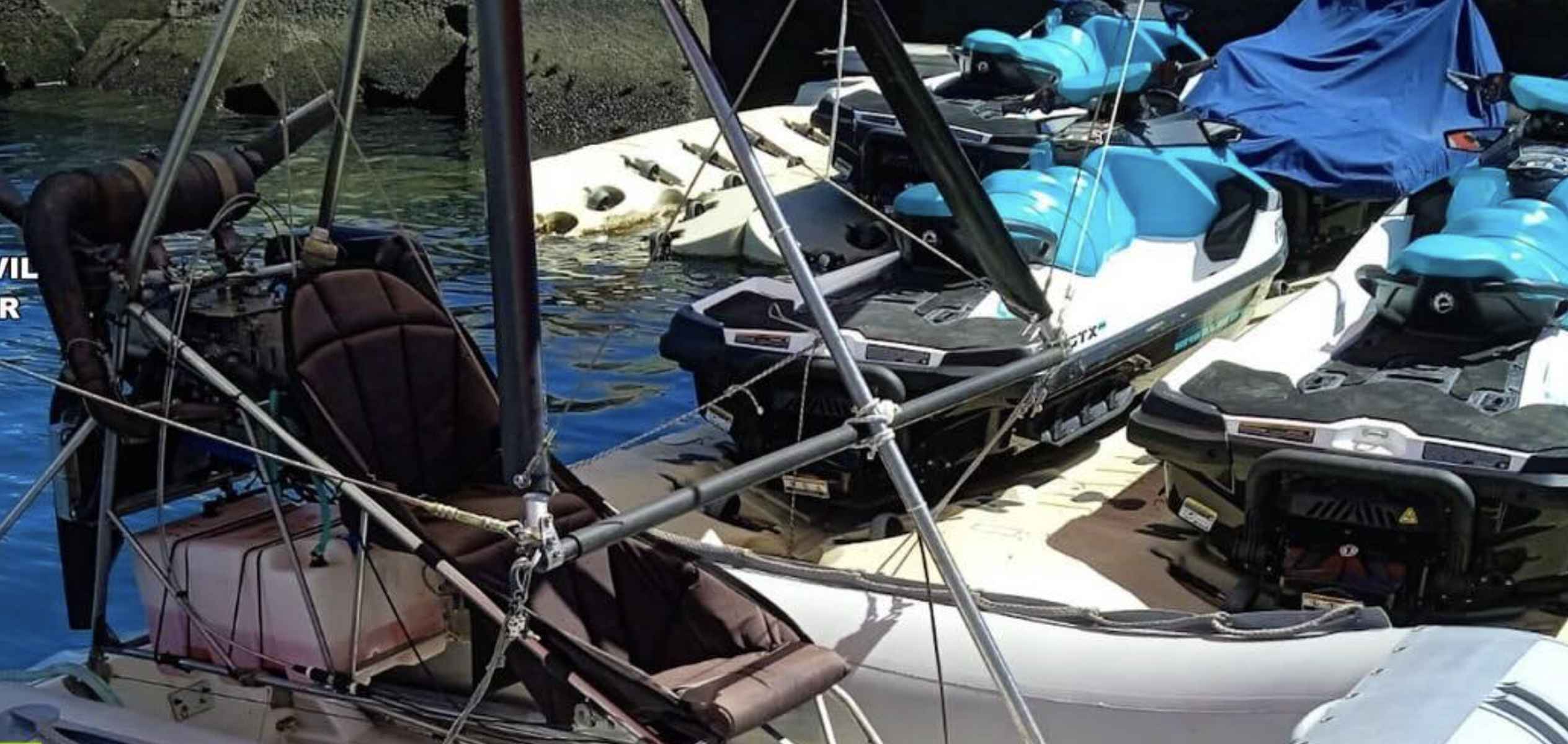 El ala delta adaptado a la zódiac.