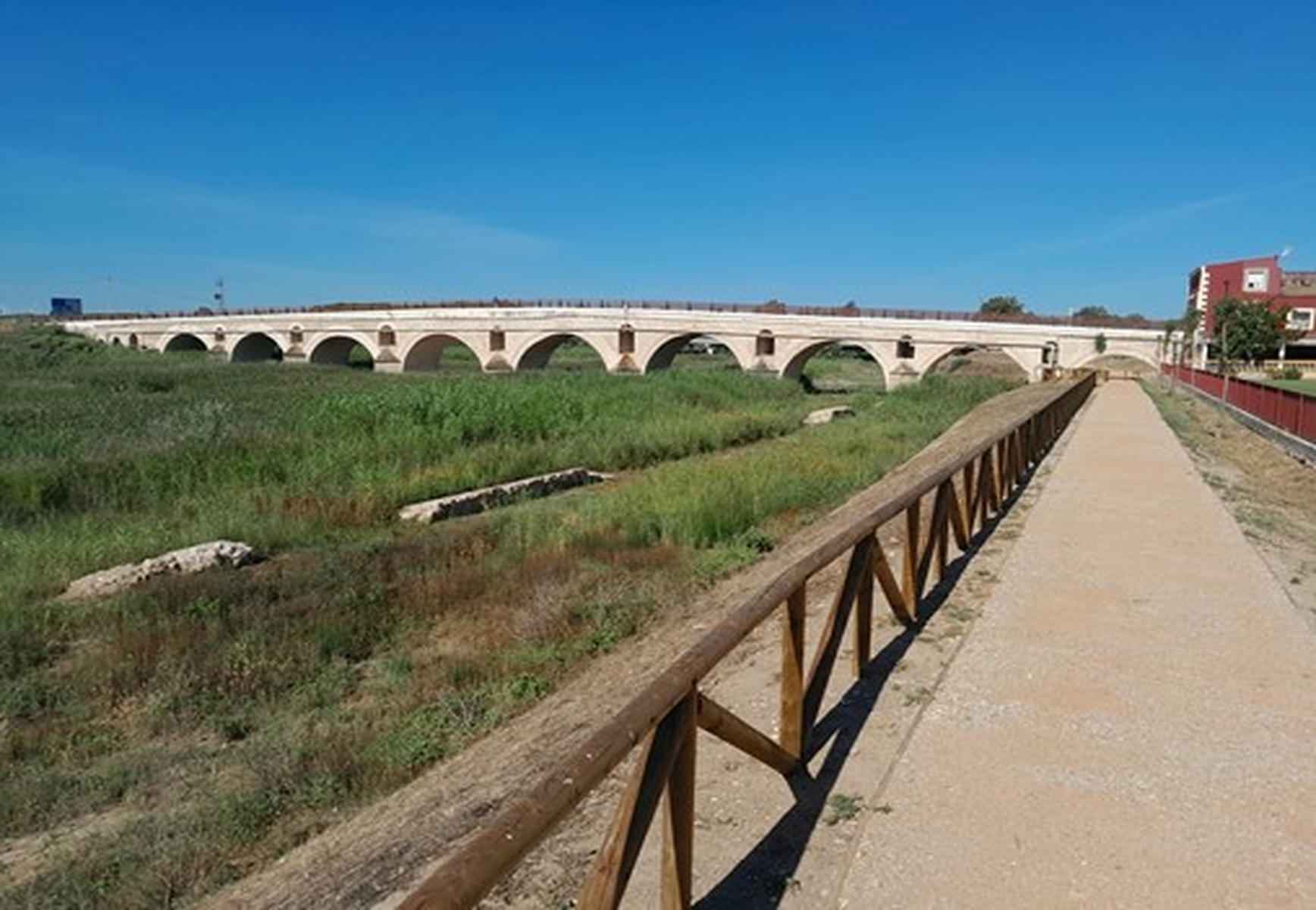 Una imagen del puente de Cartuja.