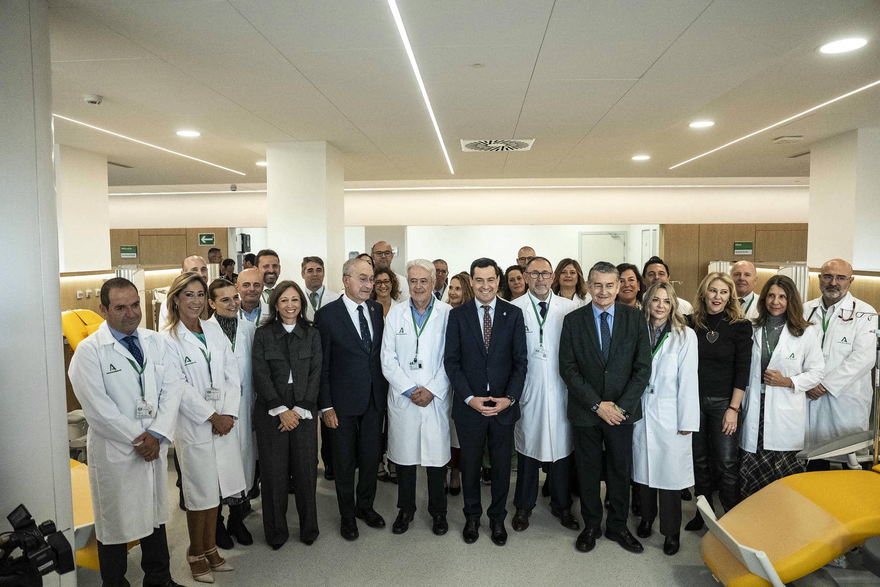 La inauguración del nuevo Hospital de Día Oncológico en Málaga, el pasado mes de noviembre.