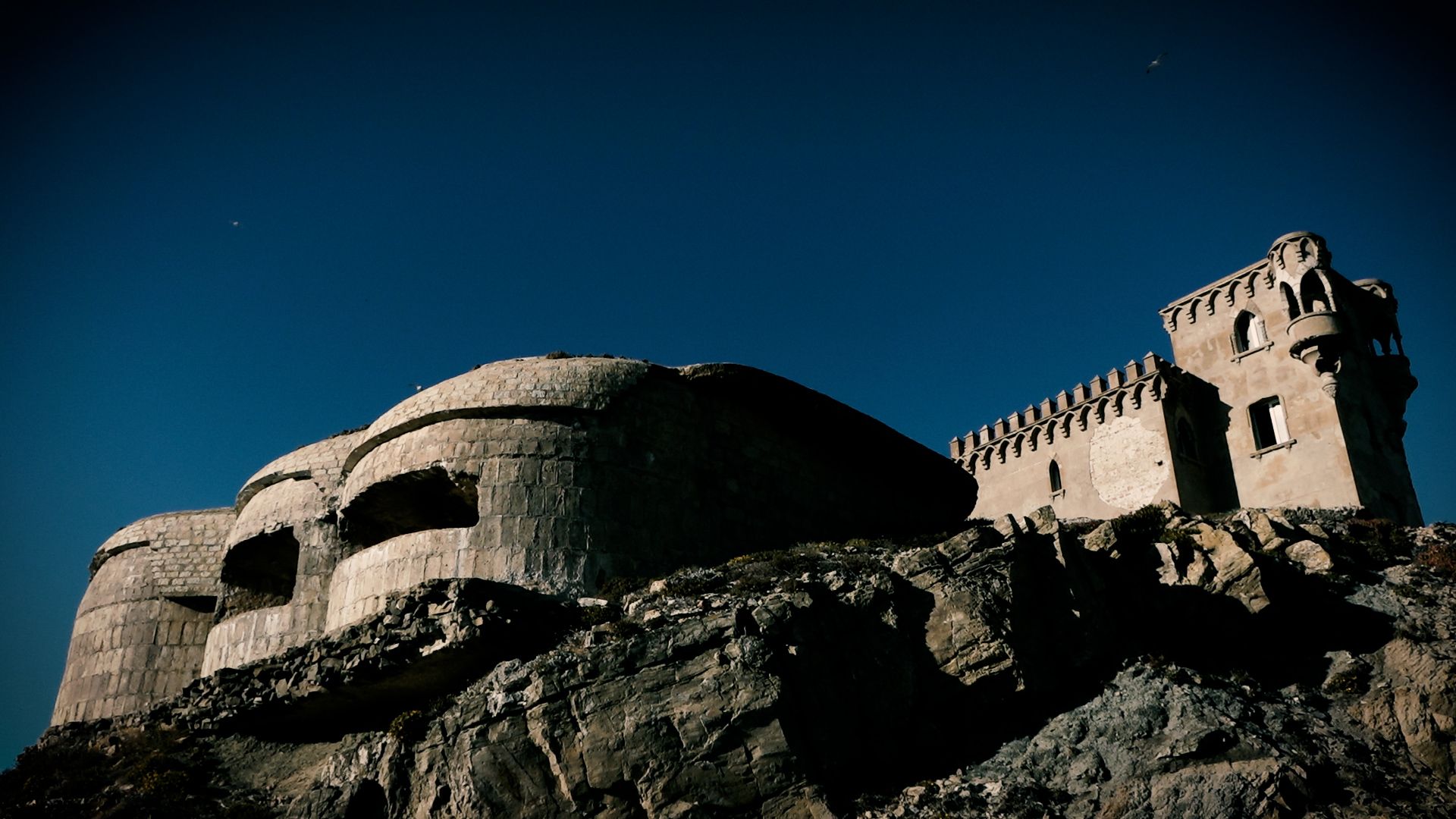 Una de las estructuras defensivas instaladas en el entorno del Estrecho de Gibraltar.