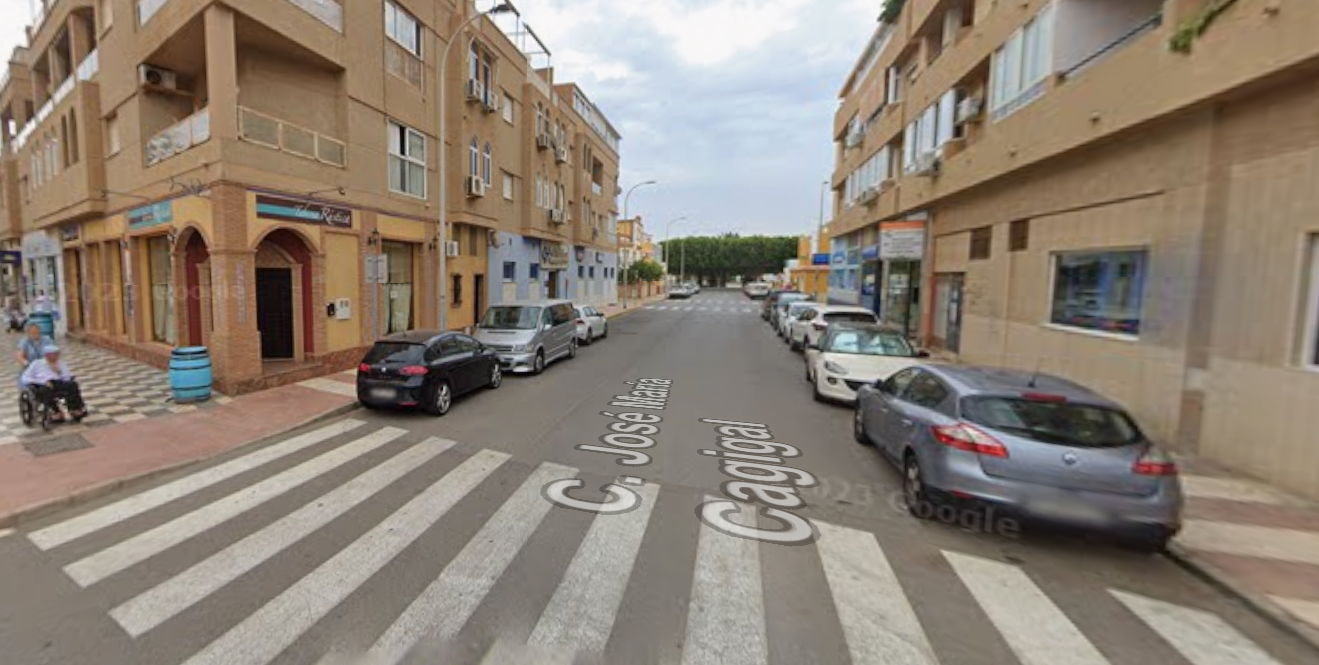 Calle donde se ha producido el accidente.