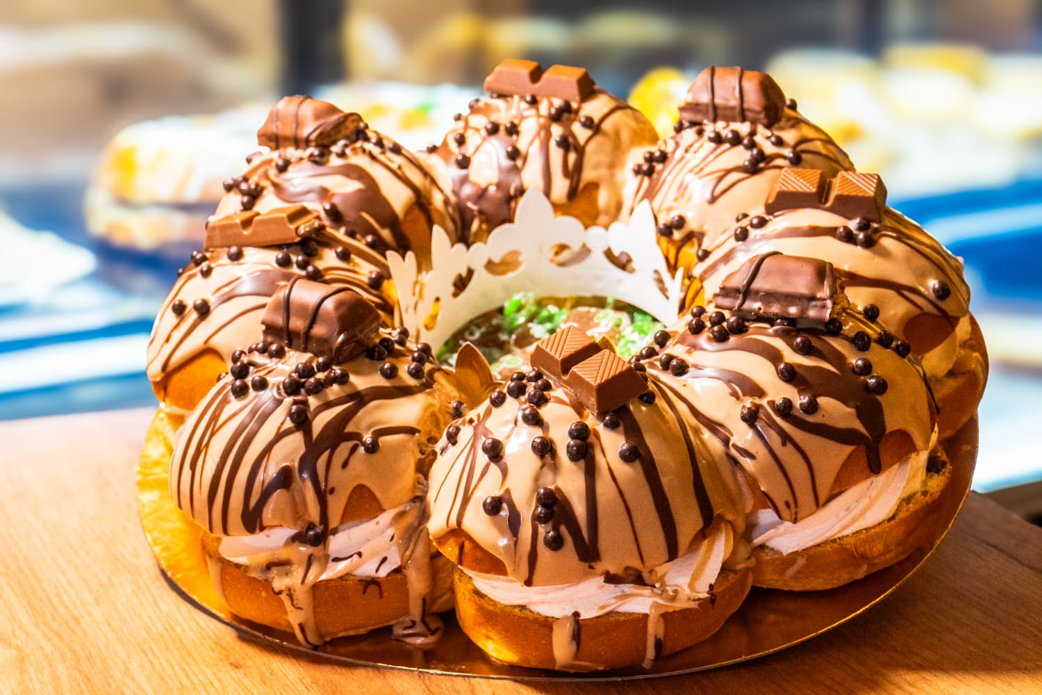 Un roscón de Reyes de Masa Madre en Jerez.