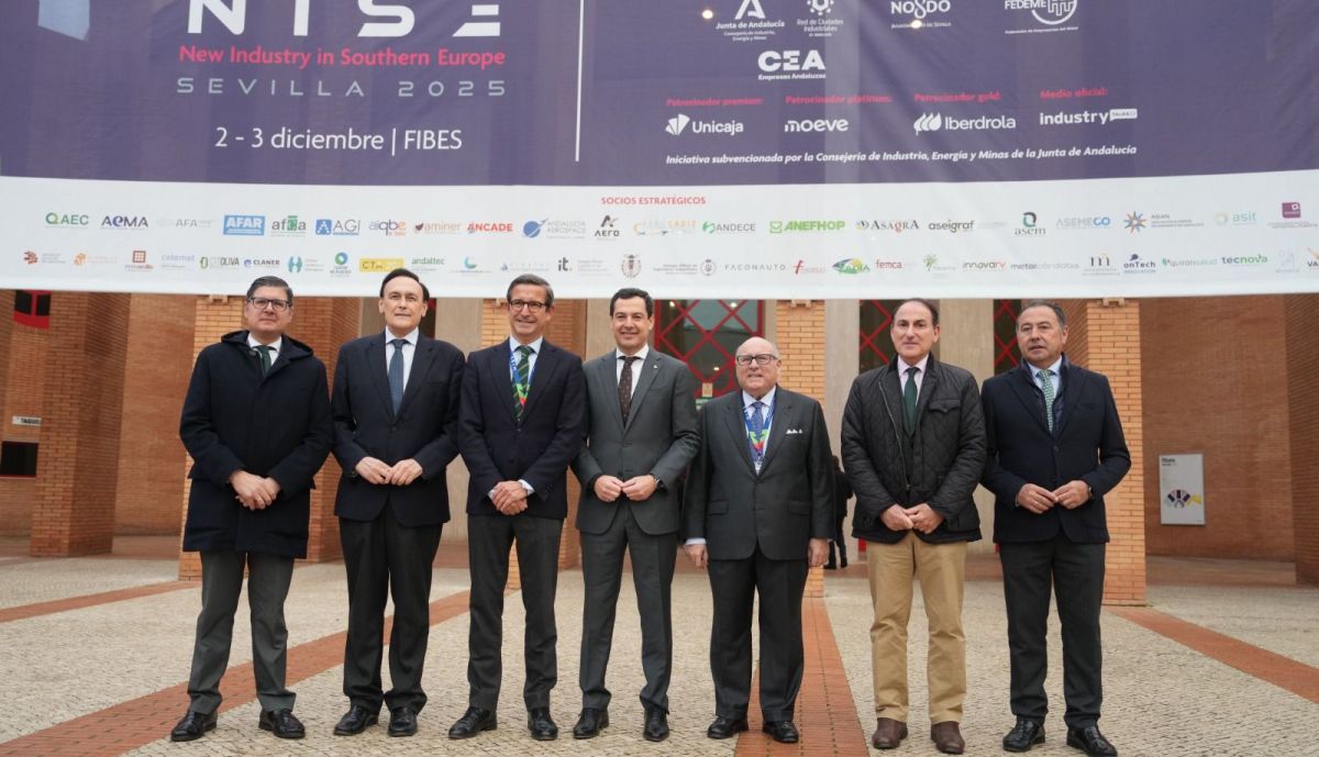 La Junta inaugura el I Congreso de la Nueva Industria en el Sur de Europa.