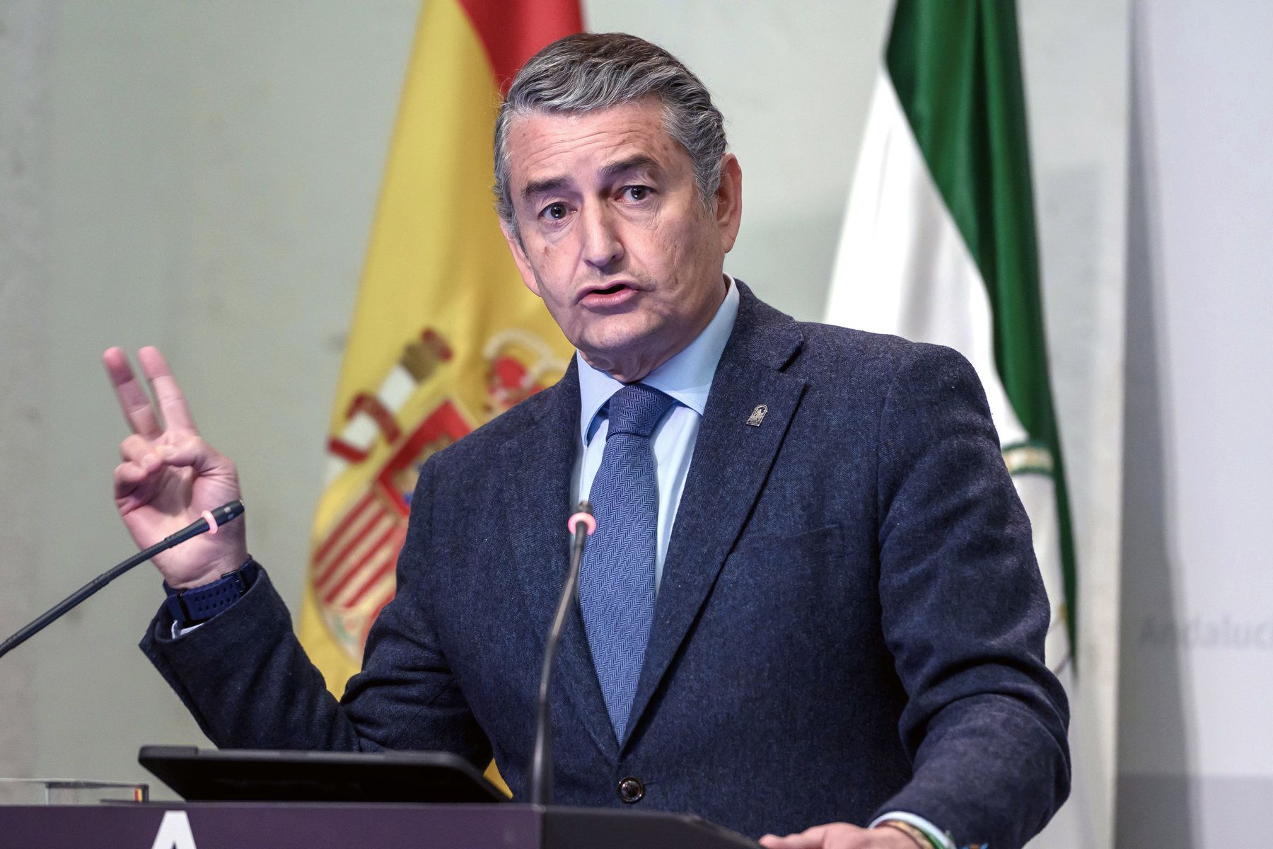 El consejero de Sanidad, Antonio Sanz.