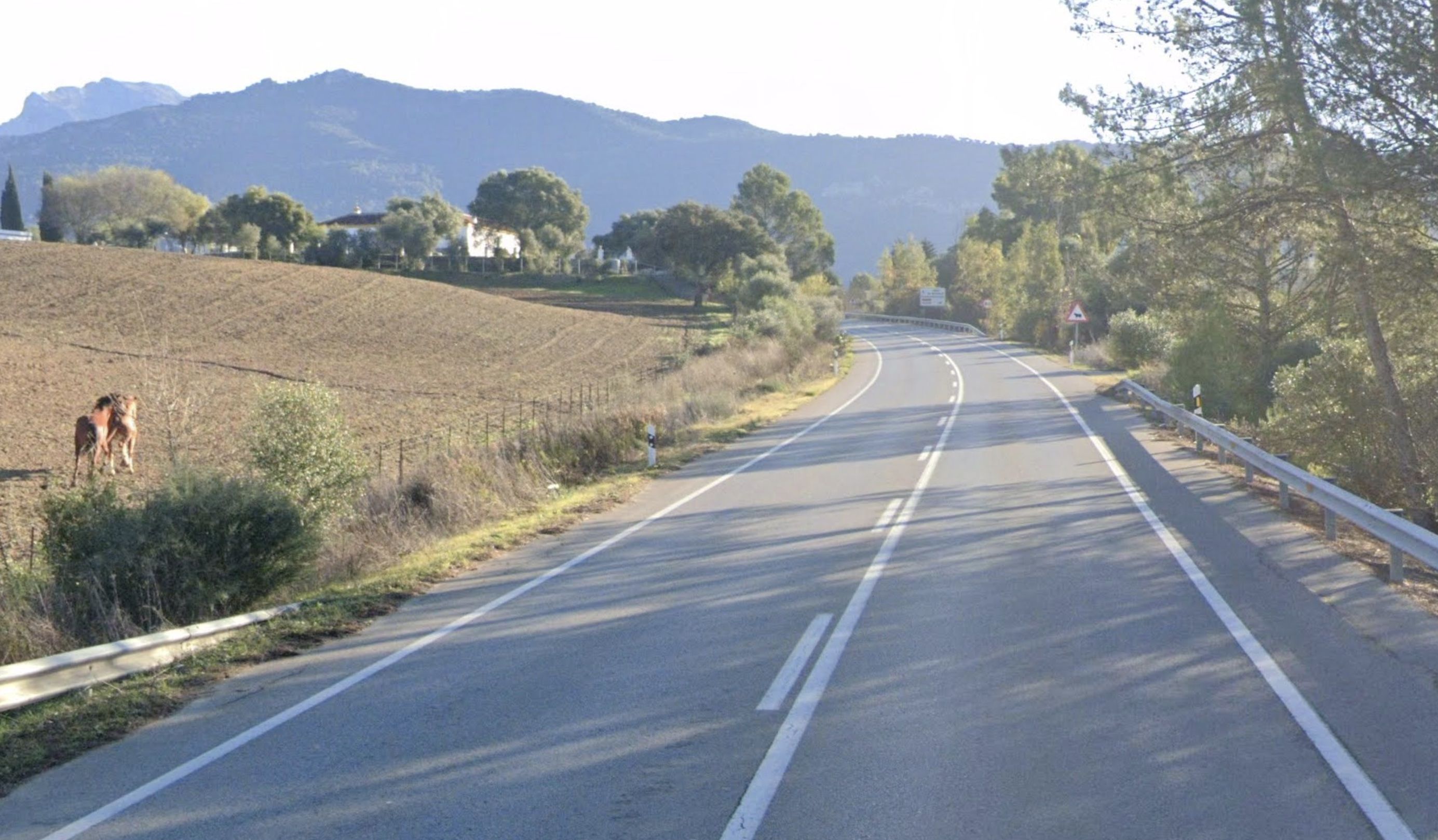 La A 372, en una imagen de archivo. La A 372, en una imagen de archivo.