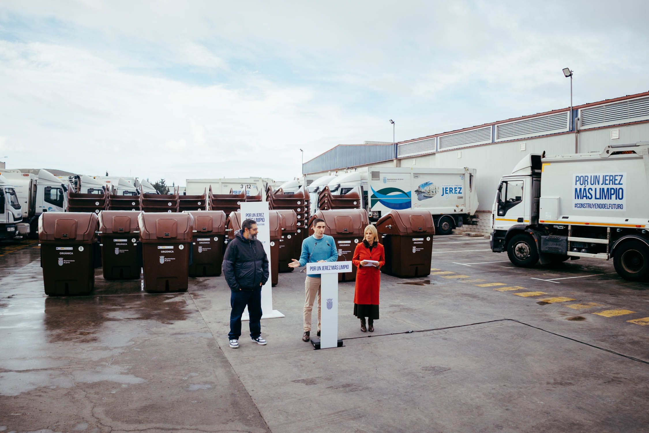 Un acto en Jerez sobre el quinto contenedor, en una imagen de archivo. Un acto en Jerez sobre el quinto contenedor, en una imagen de archivo.