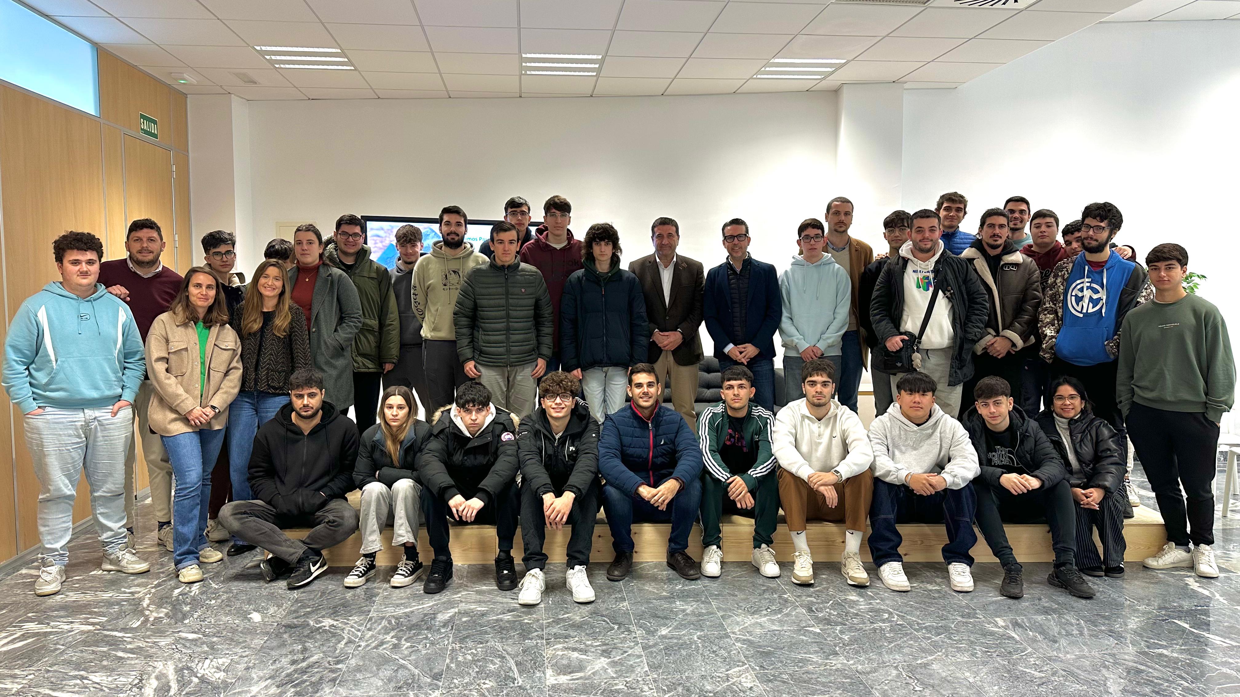 El teniente de alcaldesa Ignacio Martínez, de visita en el Cited.