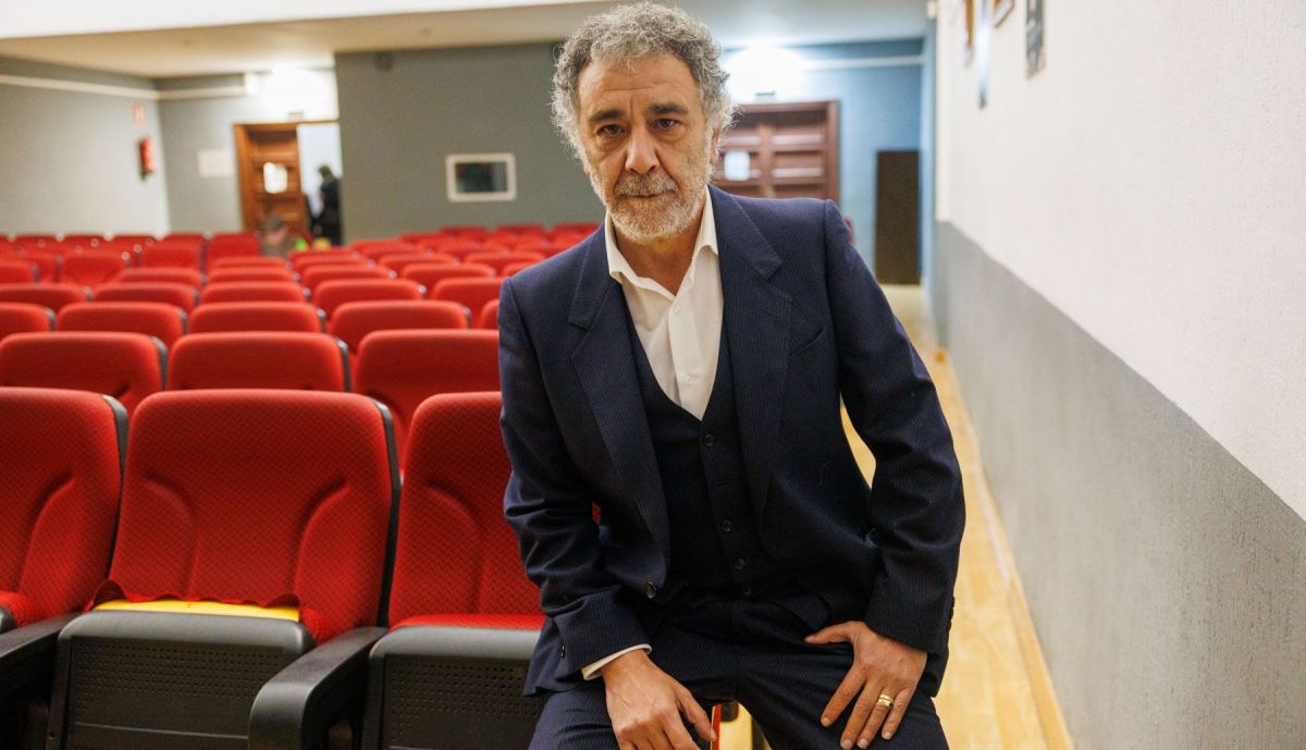 Francisco J. Fernández momentos antes de la conferencia.